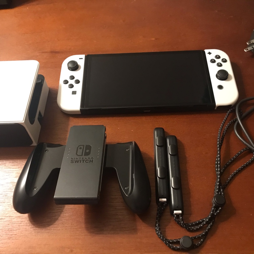 Nintendo Switch OLED White with Accessories